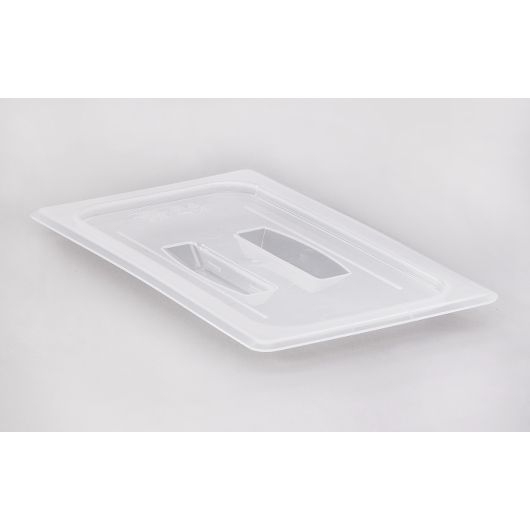 Translucent 1/3 Size 6 15/16 X 12 3/4 Cover W/Handle For Food Storage Pans -- 6 per case