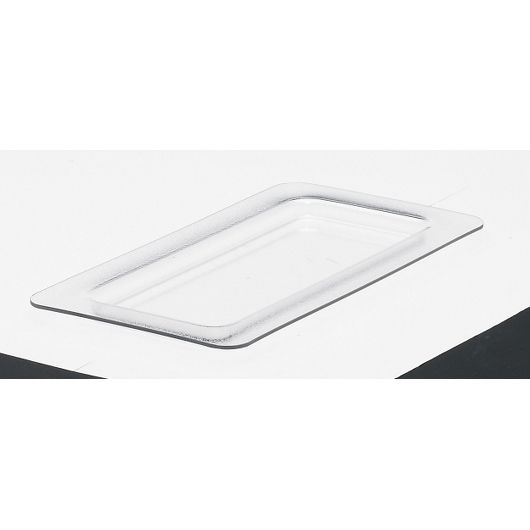 Clear Flat Cover For Gn 1/3 Gastronorm Pans -- 2 Each.