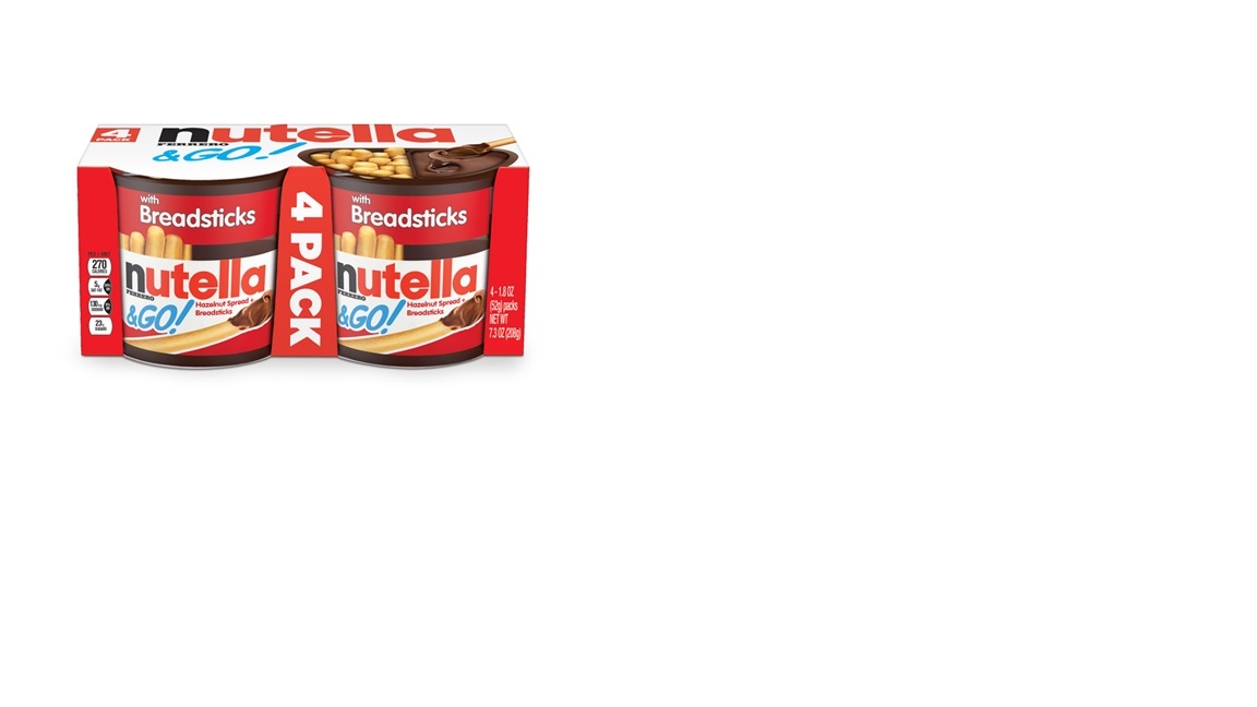 Nutella and Go Hazelnut Spread, 7.3 Ounce - 4 per pack -- 6 packs per case.