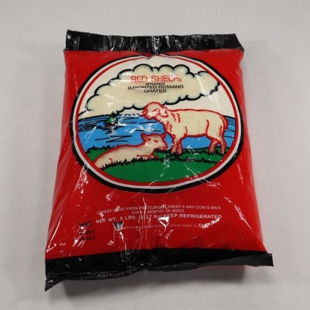 Red Sheep Imported Romano Cheese, 5 Pound -- 4 per case