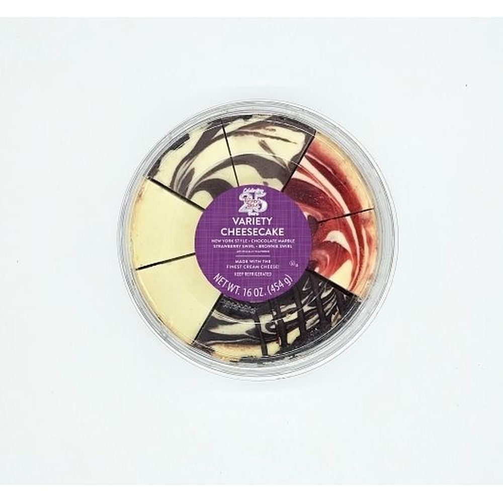 The Fathers Table 6 inch Variety Cheesecake, 16 Ounce -- 9 per case