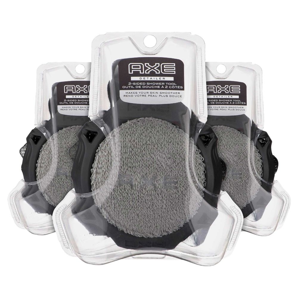 Axe Gray One Size Detailer Shower Tool -- 3 per case