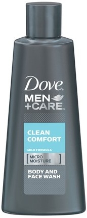 Dove Men Plus Care Clean Comfort Body Wash, 3 Ounce -- 24 per case