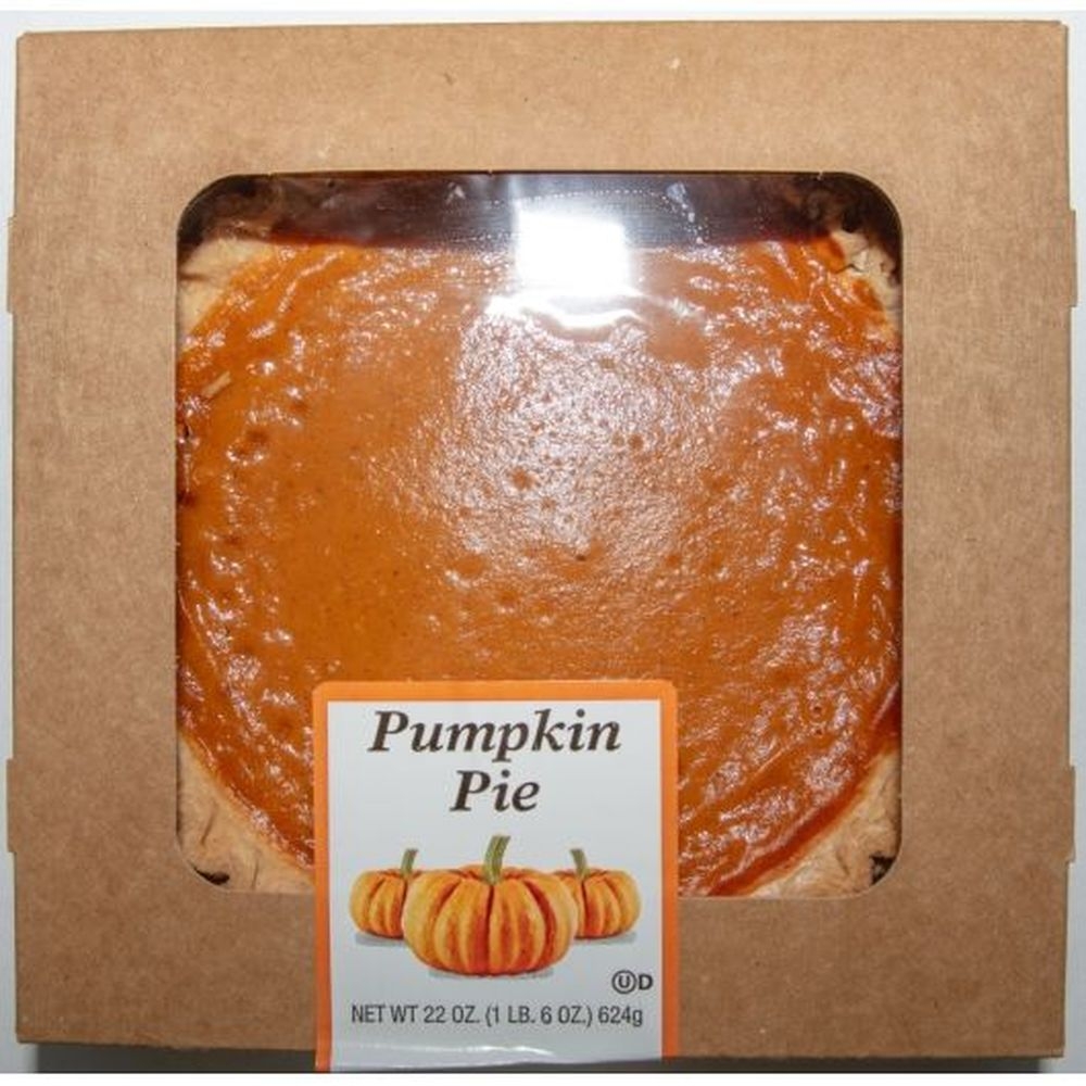 Old Fashioned 8 inch Pumpkin Pie, 22 Ounce - 6 per case