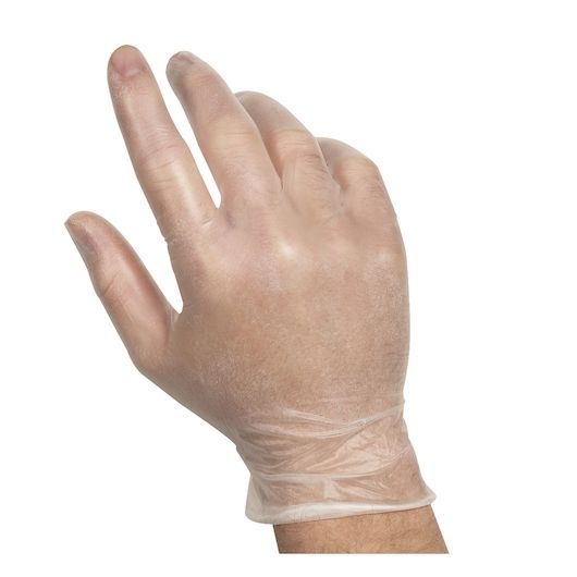 Companions Essentials Small Powdered Free Vinyl Gloves, 100 count -- 10 per case