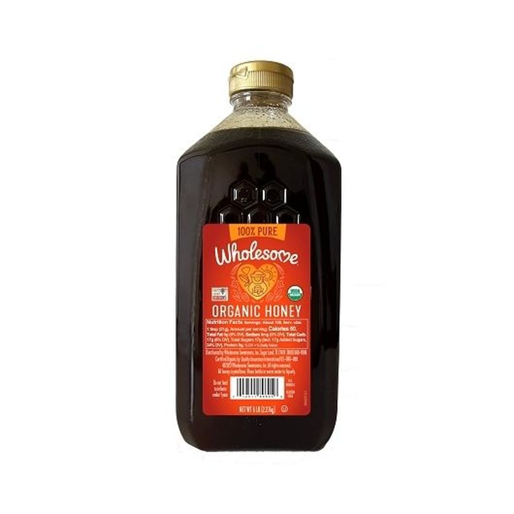 Wholesome Organic Honey, 5 Pound - 6 per case