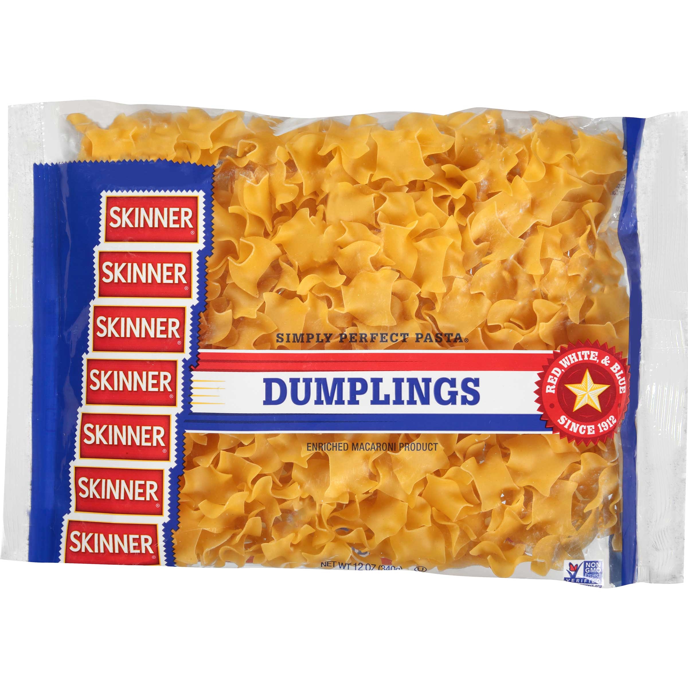 Skinner Dumplings Pasta, 12 Ounce --  12 Case