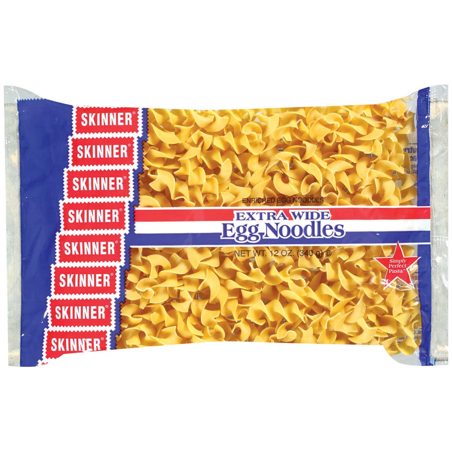 Skinner Extra Wide Noodles Pasta,  12 Ounce -- 12 Case