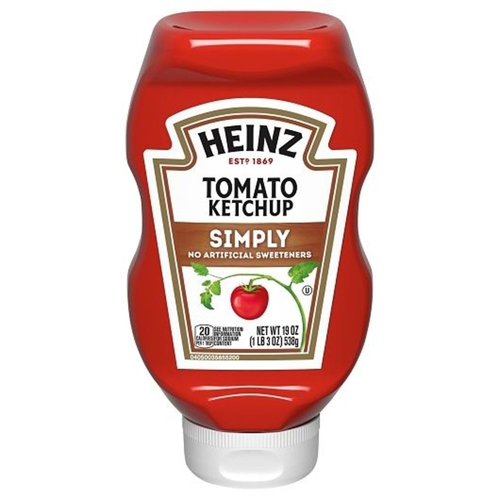 Simply Heinz All Natural Ketchup, 1.188 Pound -- 12 per case