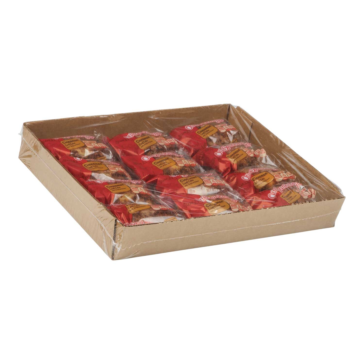 Otis Spunkmeyer Individually Wrapped Cinnamon Cake Crumb Loaf, 4 Ounce -- 24 per case.