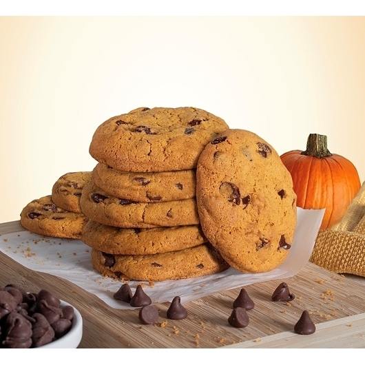 Otis Spunkmeyer-Sweet Discovery Pumpkin Spice Cookie Dough With Chocolate Chips, 1.33 Ounce -- 240 per case