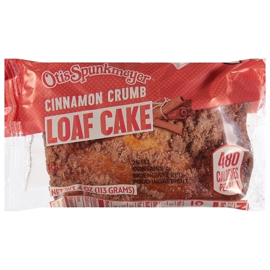 Otis Spunkmeyer Cinnamon Crumb Loaf Cake, 4 Ounce -- 24 per case