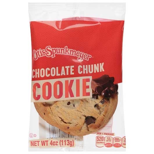 Otis Spunkmeyer Thaw and Serve Chocolate Chunk Cookies, 4 Ounce -- 24 per case