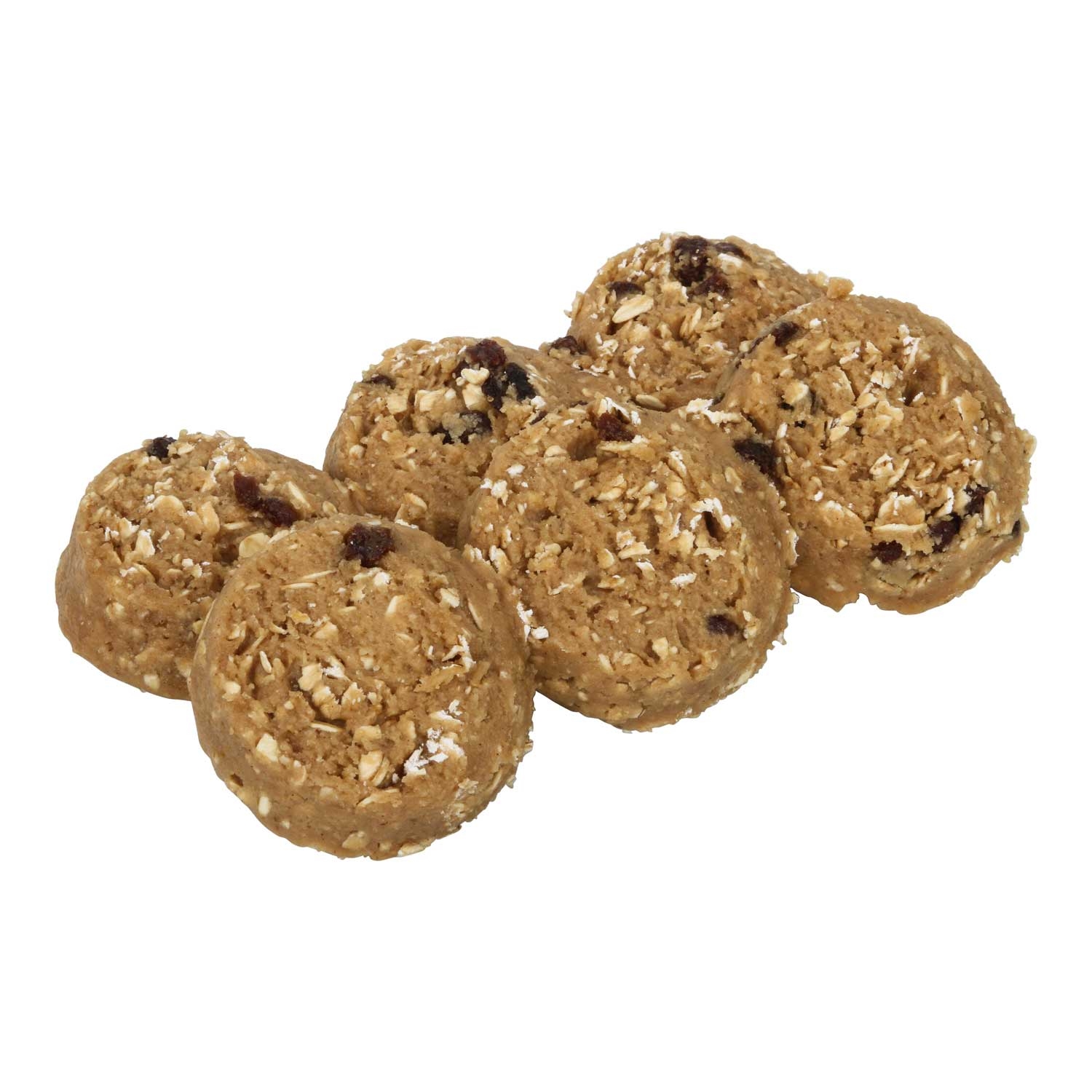 Delicious Essentials Oatmeal Raisin Cookie Dough, 1.5 Ounce -- 240 per case.