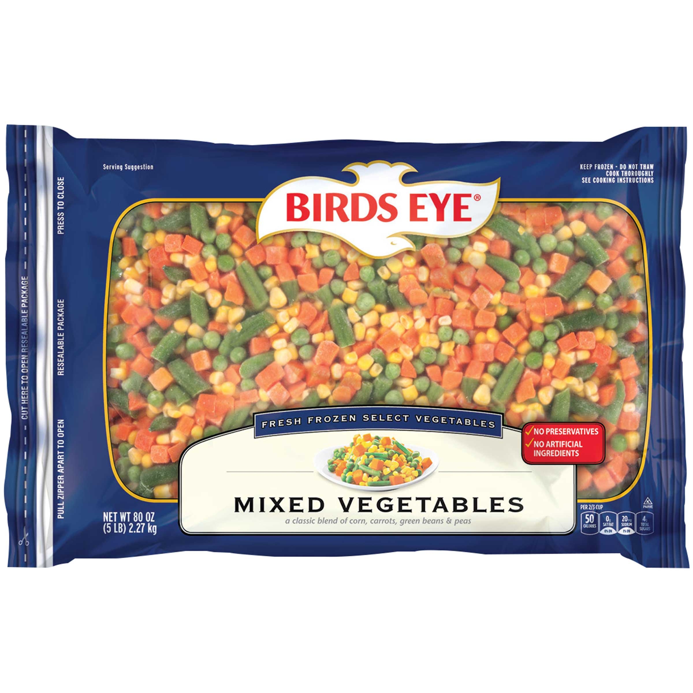 Birds Eye Mixed Vegetables, 80 Ounce -- 6 Per Case