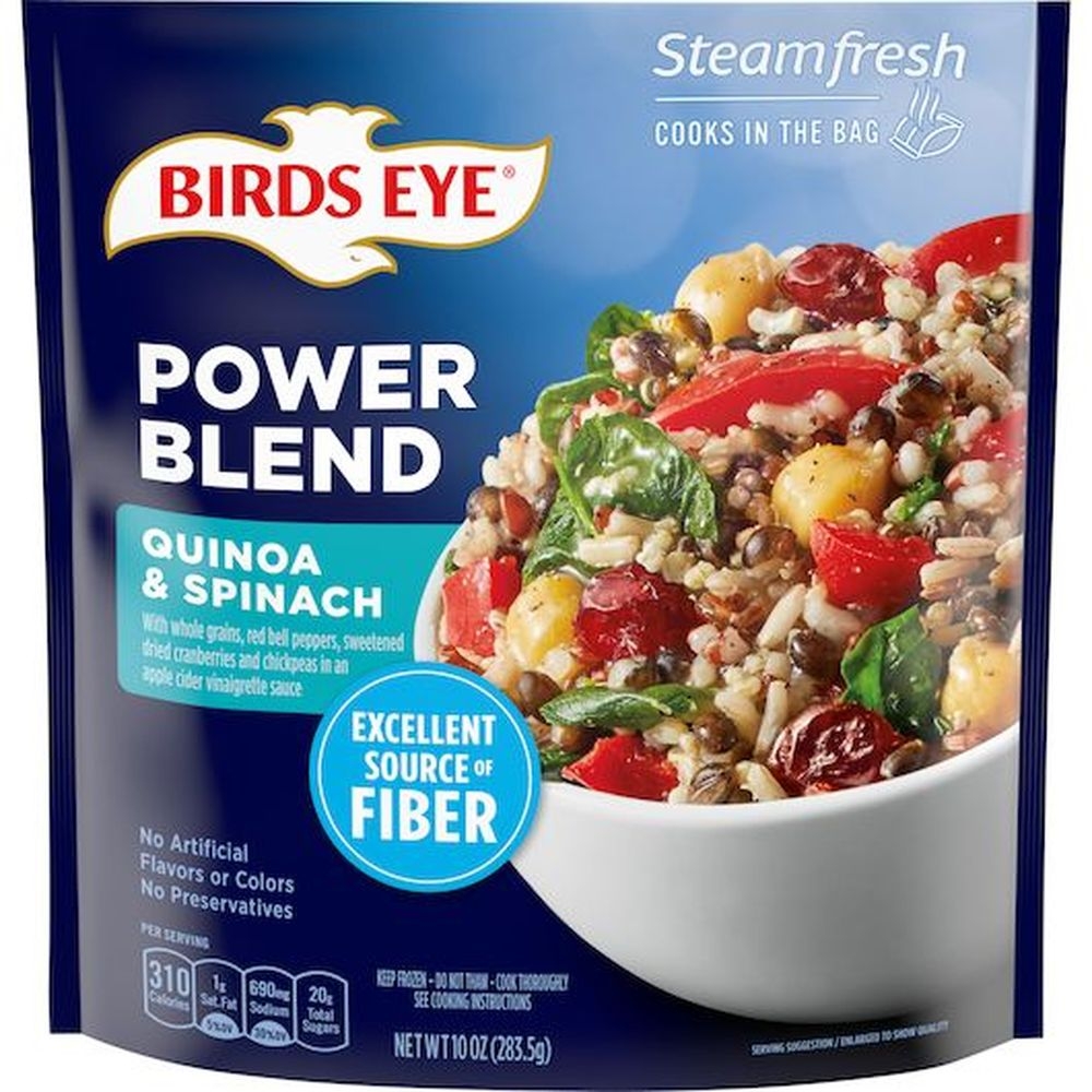 Birds Eye Steamfresh Power Blend Quinoa Spinach, 10 Ounce -- 8 per case