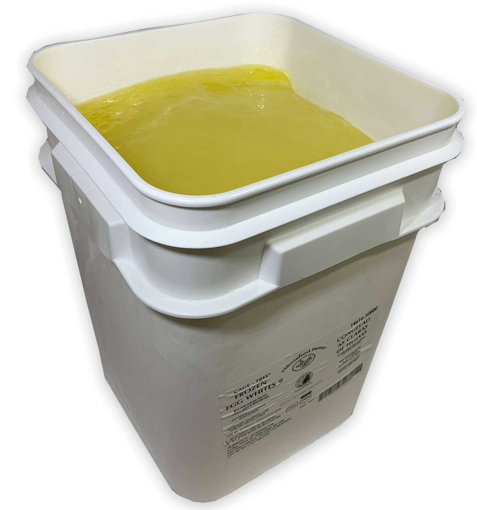 Abbotsford Farms Frozen Ready Liquid Whites with Triethyl Citrate and Guar Gum, 30 Pound