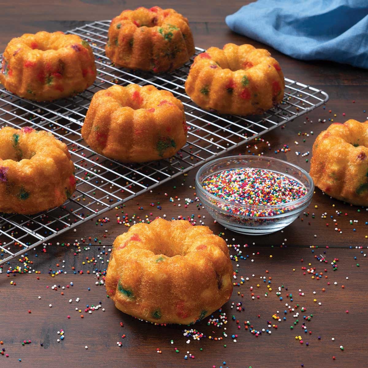 New Day Confetti Mini Bundt Cake, 3 Ounce -- 24 per case