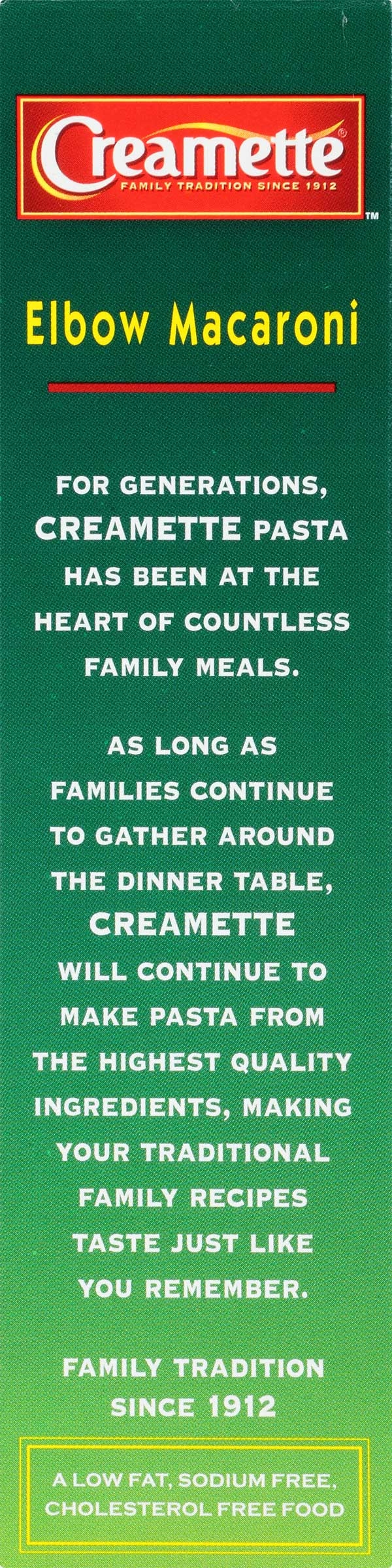 Creamette Elbow Macaroni Pasta, 16 Ounce -- 20 per case.