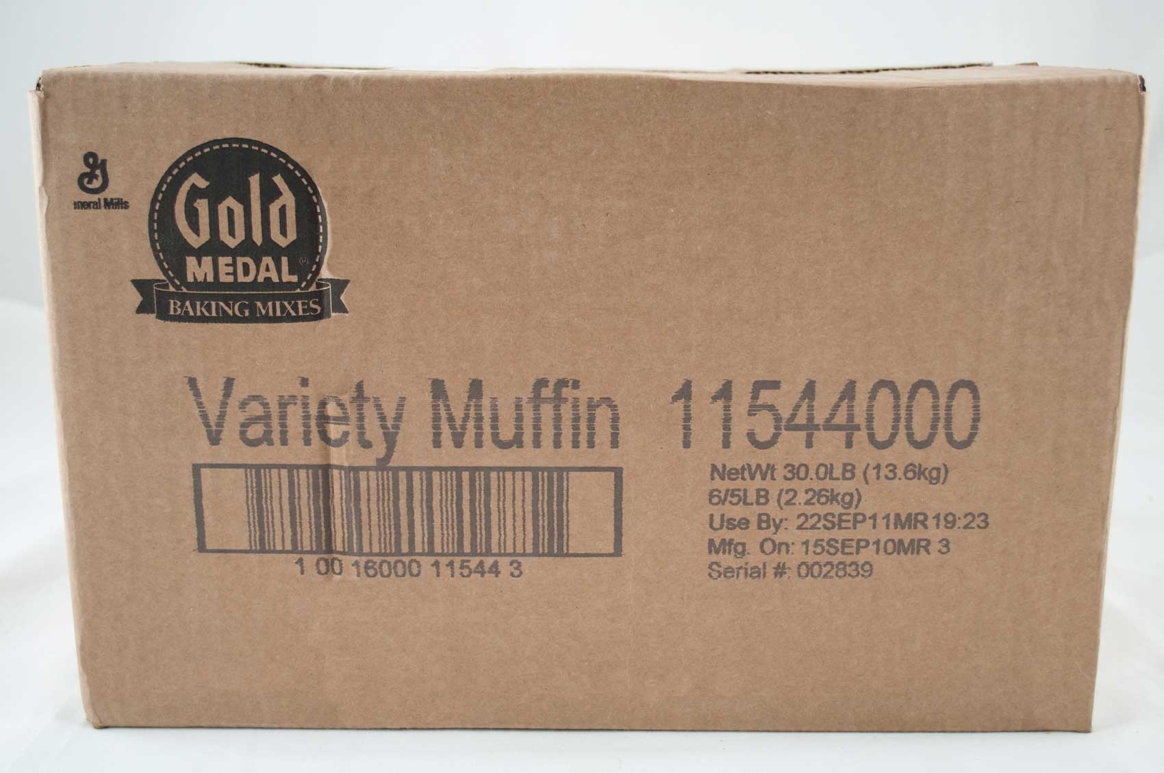 Gold Medal Variety Muffin Mix 6 Case 5 Pound