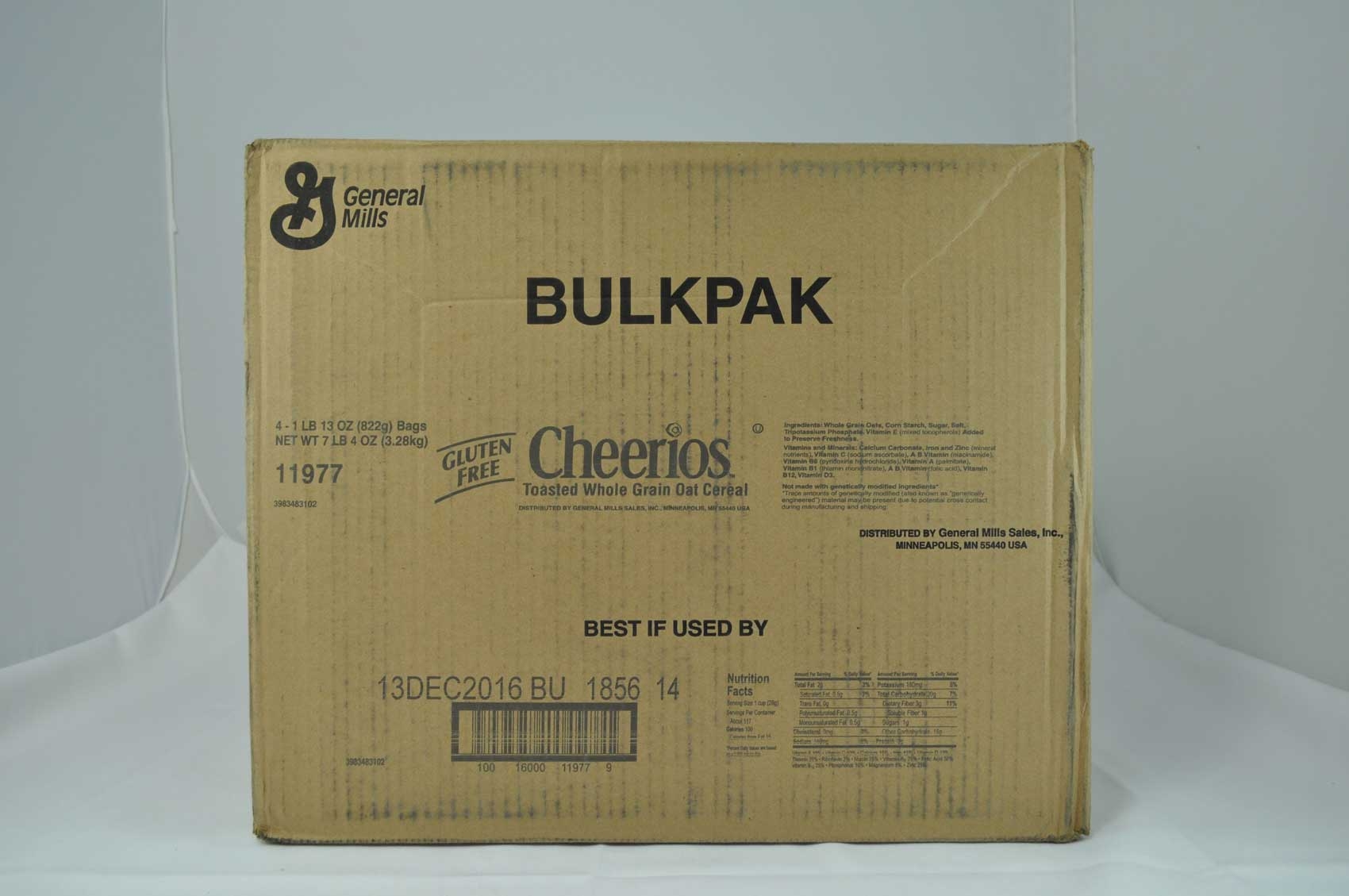 Bulk Pak Cheerios Cereal 4 Case 29 Ounce