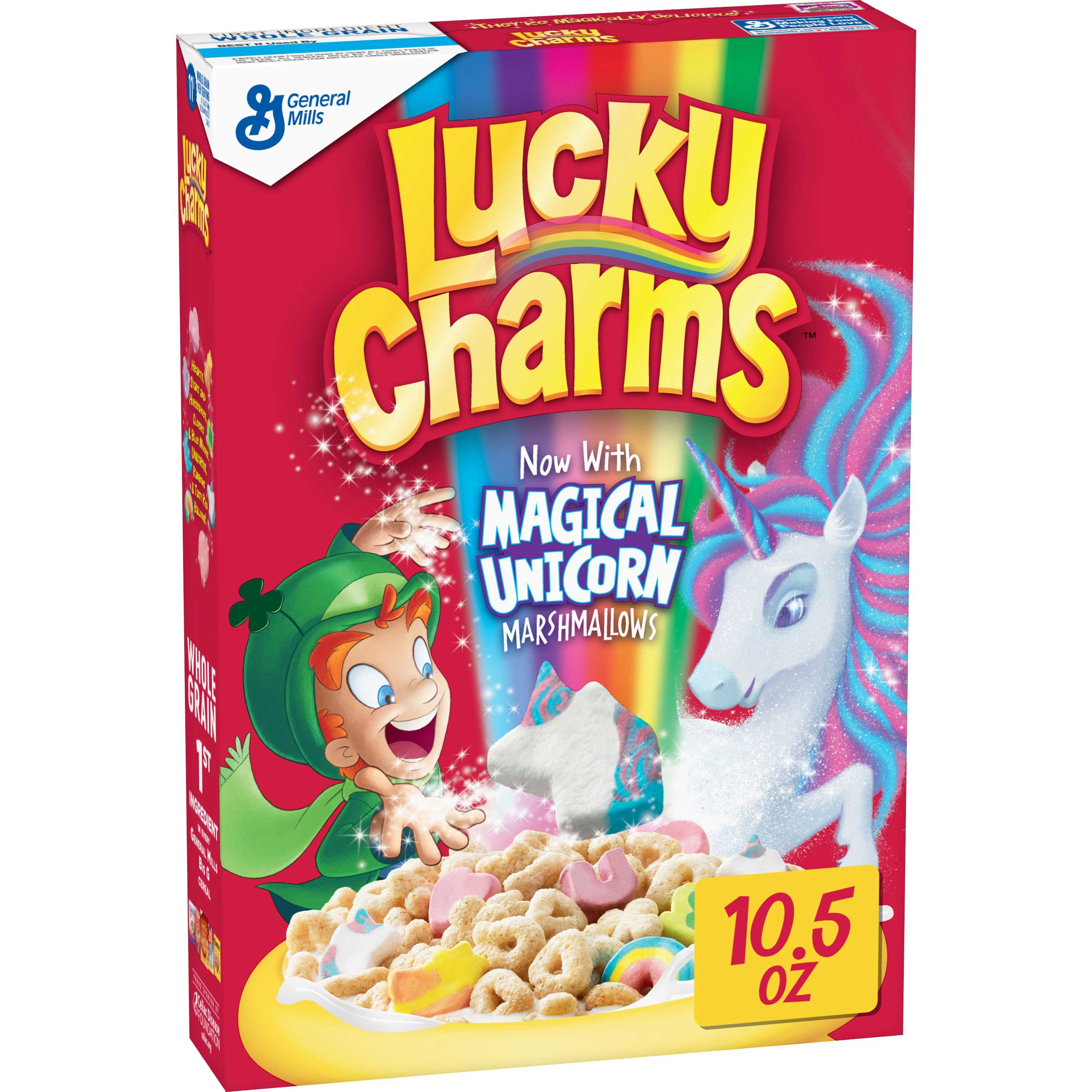 Lucky Charms Cereals, 10.5 Ounce -- 12 per case.