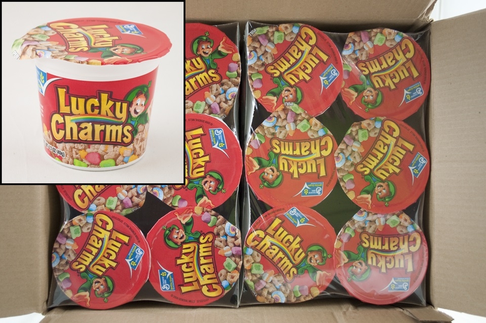 Lucky Charms Cereal in a Cup, 1.73 Ounce -- 60 per case