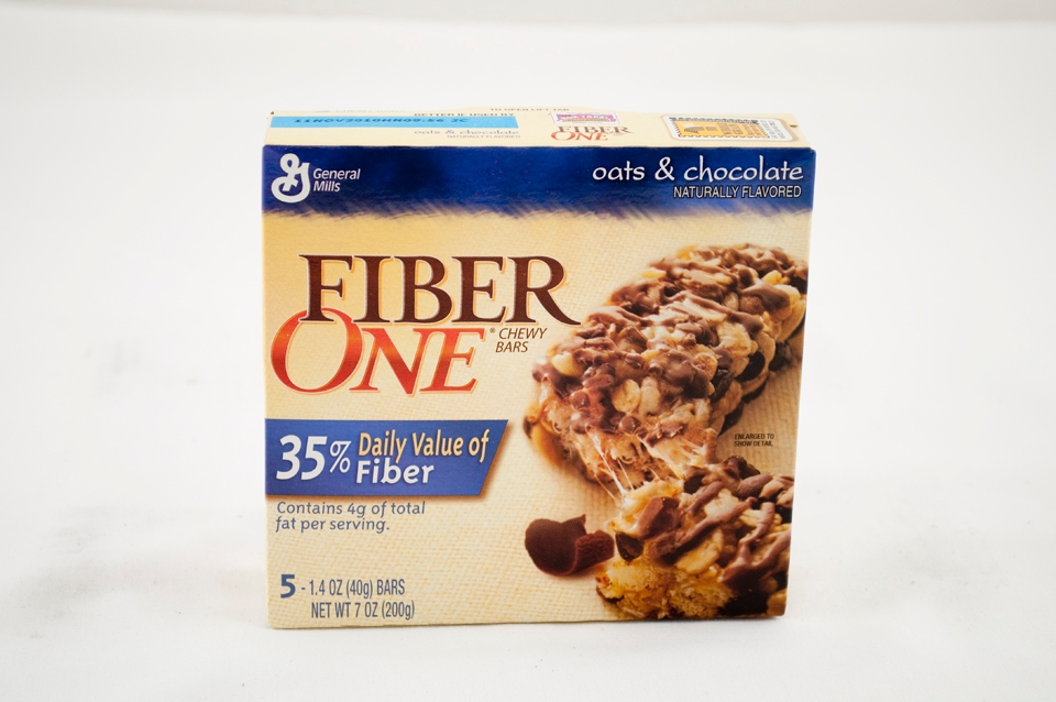 Fiber One Oats and Chocolate Chewy Granola Bar, 5 count per pack -- 12 per case.