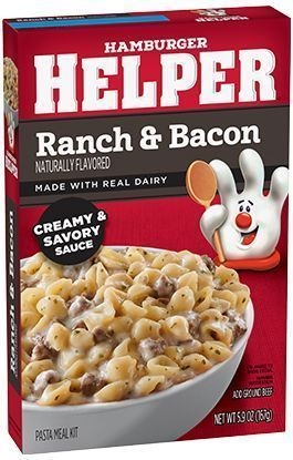 Hamburger Helper Ranch and Bacon Pasta, 5.9 Ounce -- 12 per case