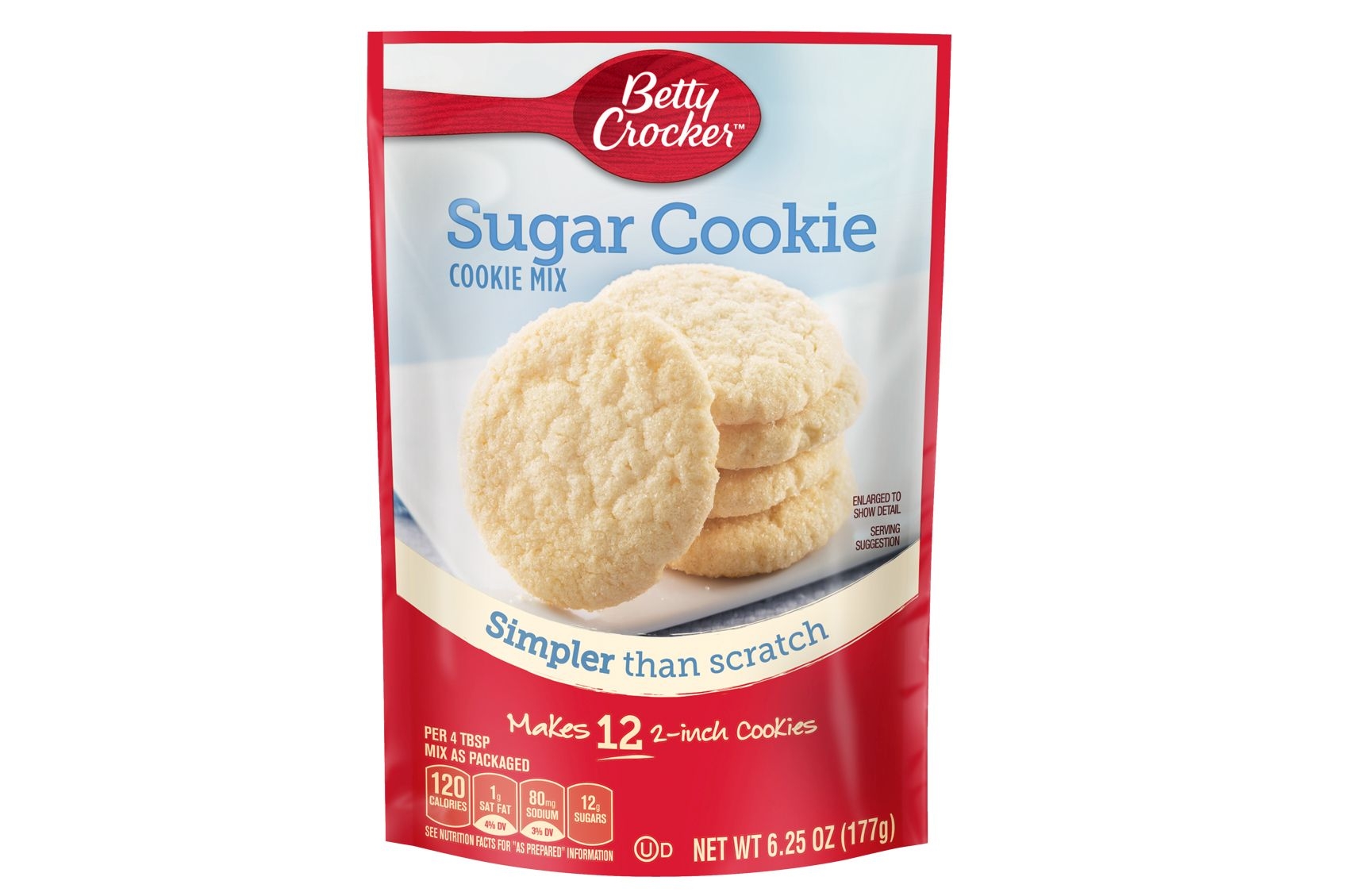 Betty Crocker Sugar Cookie Mix, 6.25 Ounce -- 9 per case.