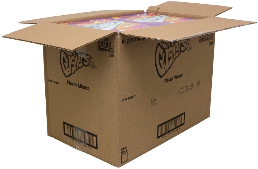 Fruit Gushers Flavor Mixers Fruit Snacks, 34 Ounce -- 6 per case.