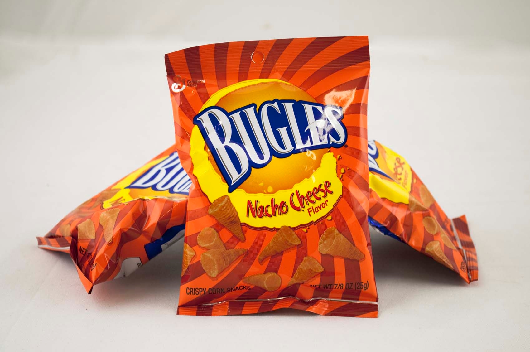 Bugles Nacho Cheese, 0.875 Ounce -- 60 per case.