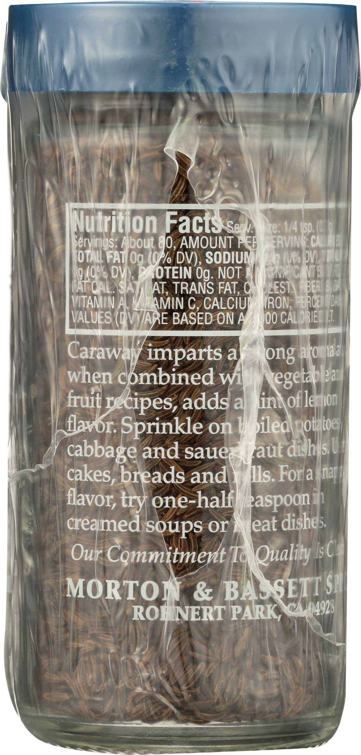 Morton and Bassett Caraway Seed, 2 Ounce -- 3 per case