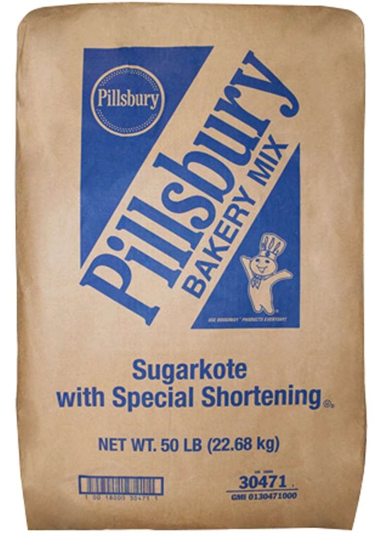 Pillsbury Sugarkote Donut Sugar Mix with Special Shortening, 50 Pound