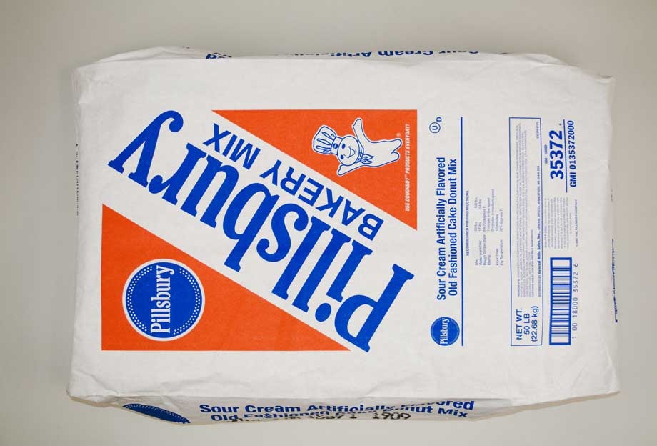 Pillsbury Sour Cream Artificial Flavor Old Fashioned Cake Donut Mix , 50 Pound