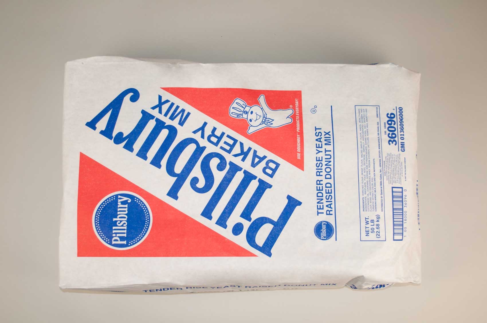 Pillsbury Tender Yeast Raised Donut Mix, 50 Pound -- 1 case