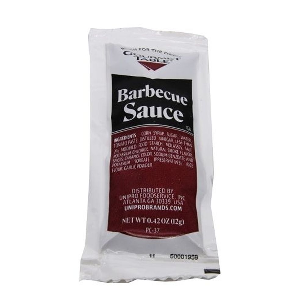 Gourmet Table Barbeque Sauce, 12 Gram Pouch - 200 per case