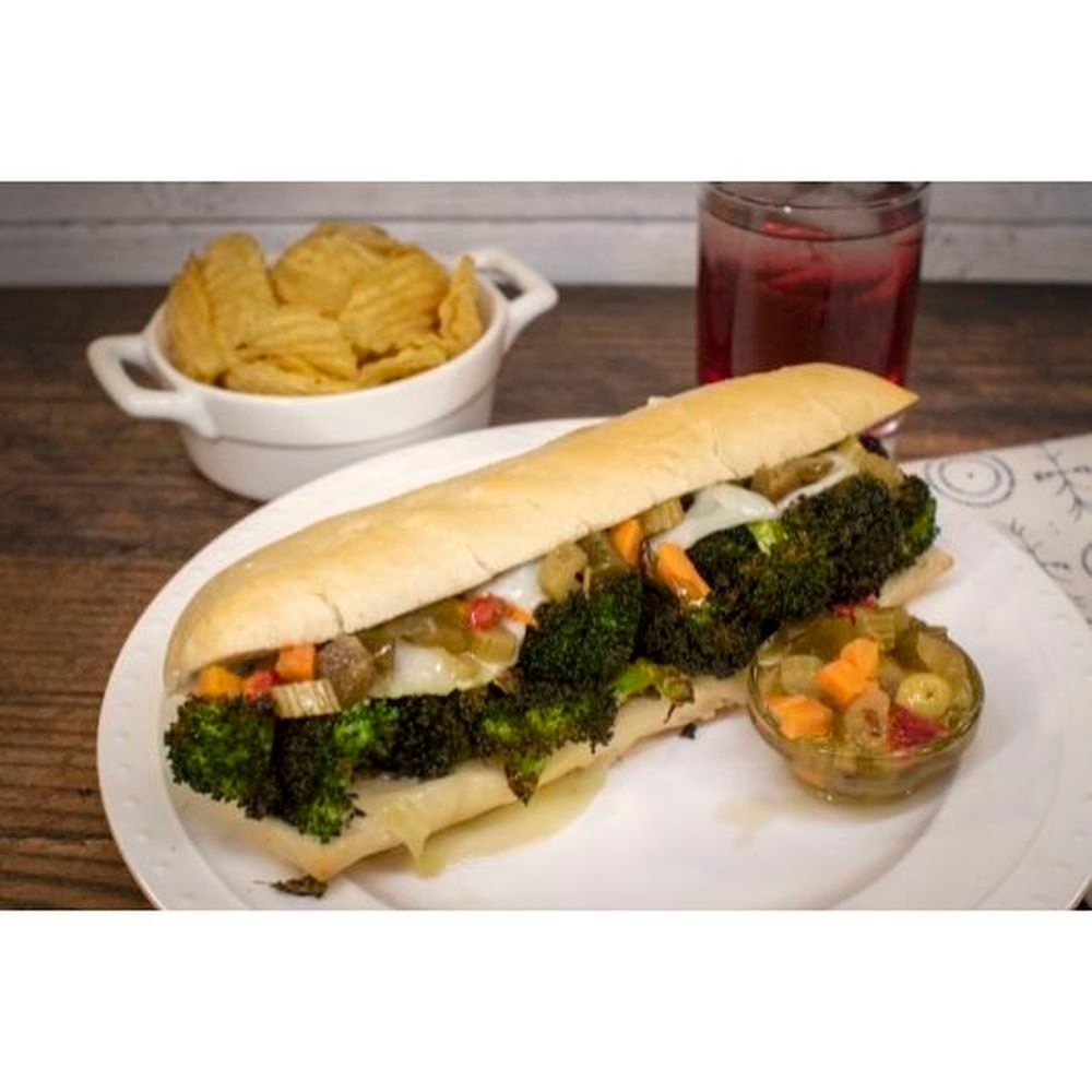 Oven Stone 8 inch Hinged Crusty Hoagie French Roll, 4.25 Ounce -- 12 per case
