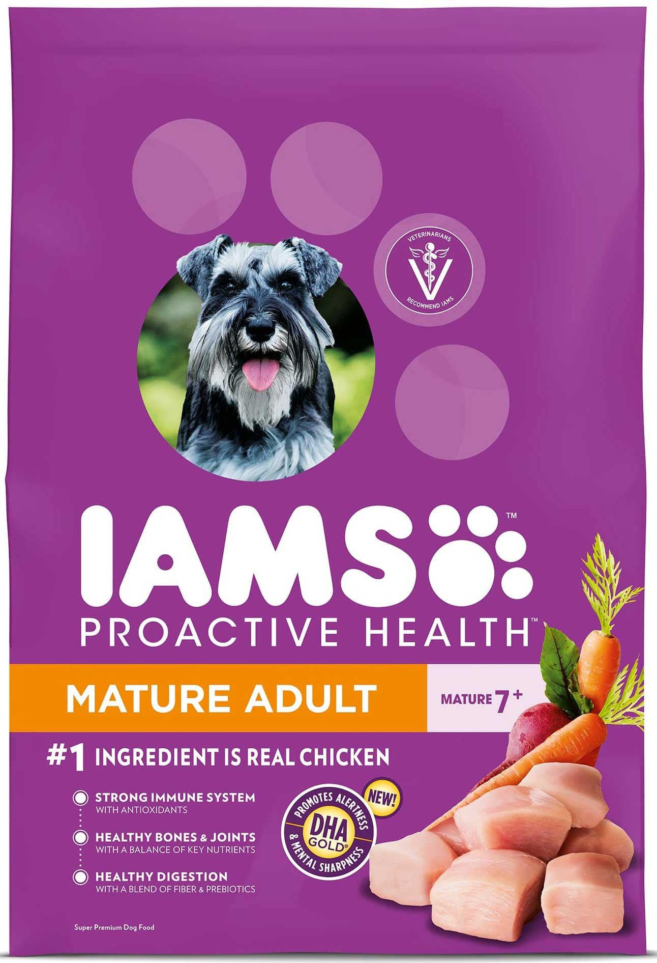 Iams Proactive Health Mature Adult Dry Cat Food, 15 Pound Bag