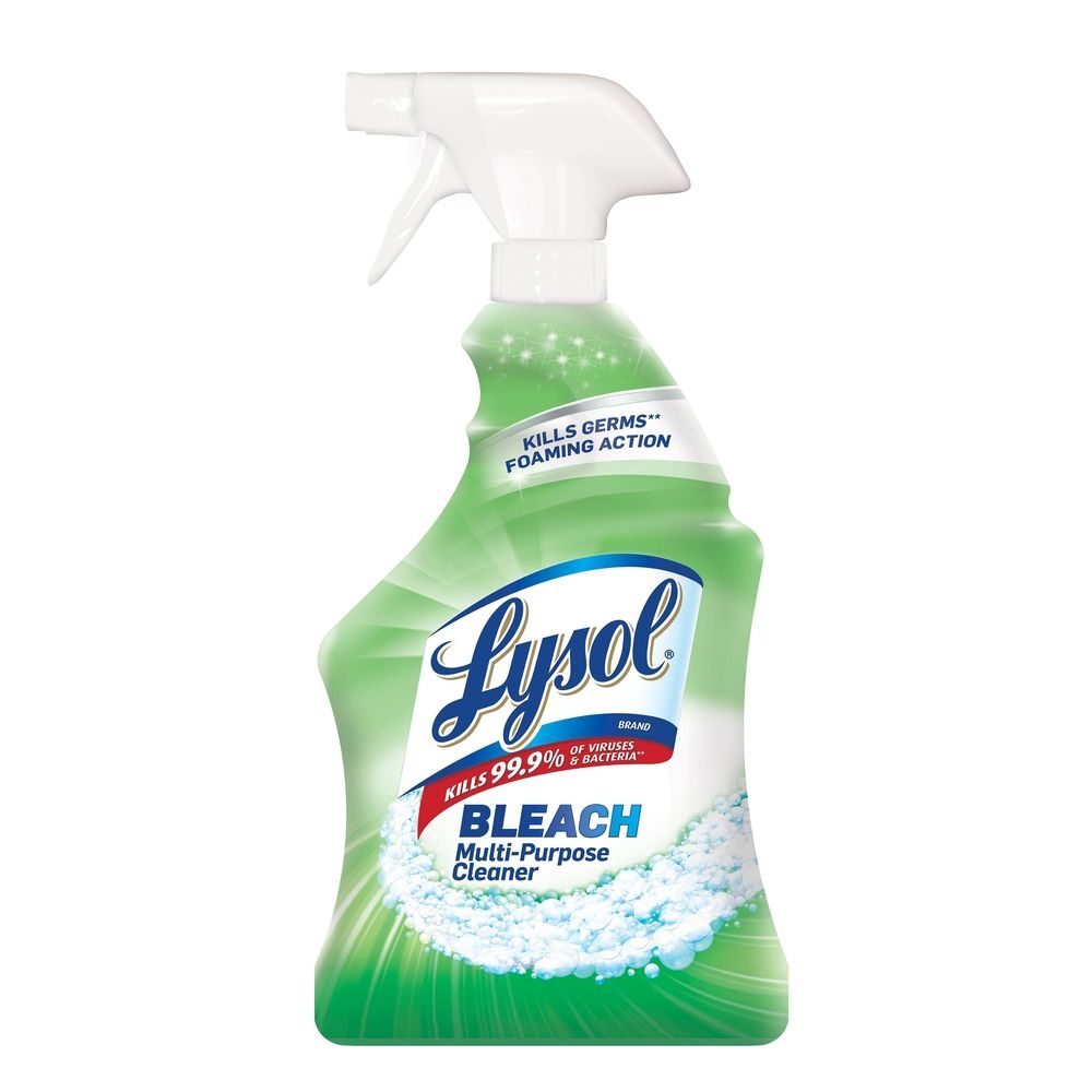 Lysol Multi Purpose Cleaner, 32 Ounce Trigger Spray with Bleach -- 12 per case.