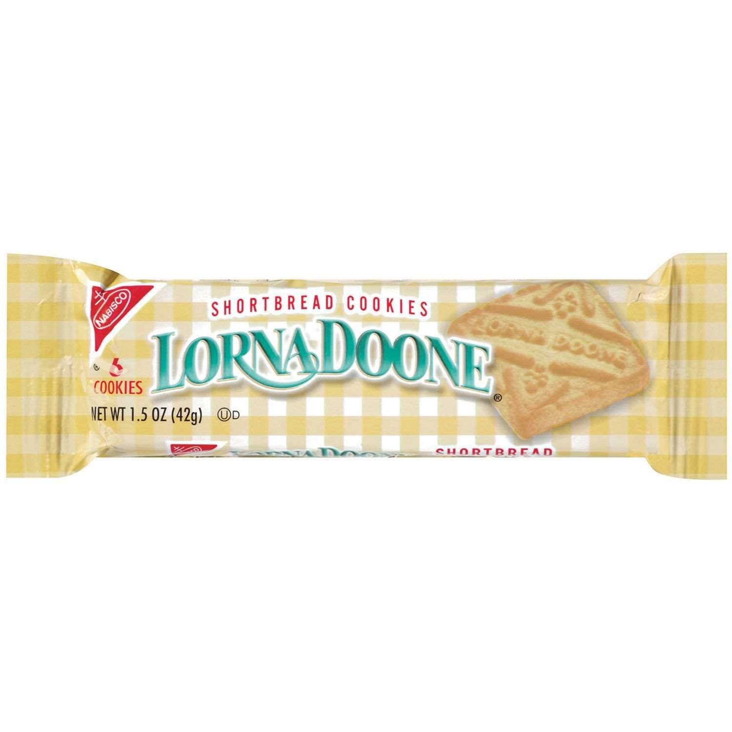 Lorna Doone Shortbread Cookies, 1.5 Ounce, 4 Per Pack -- 30 packs per case