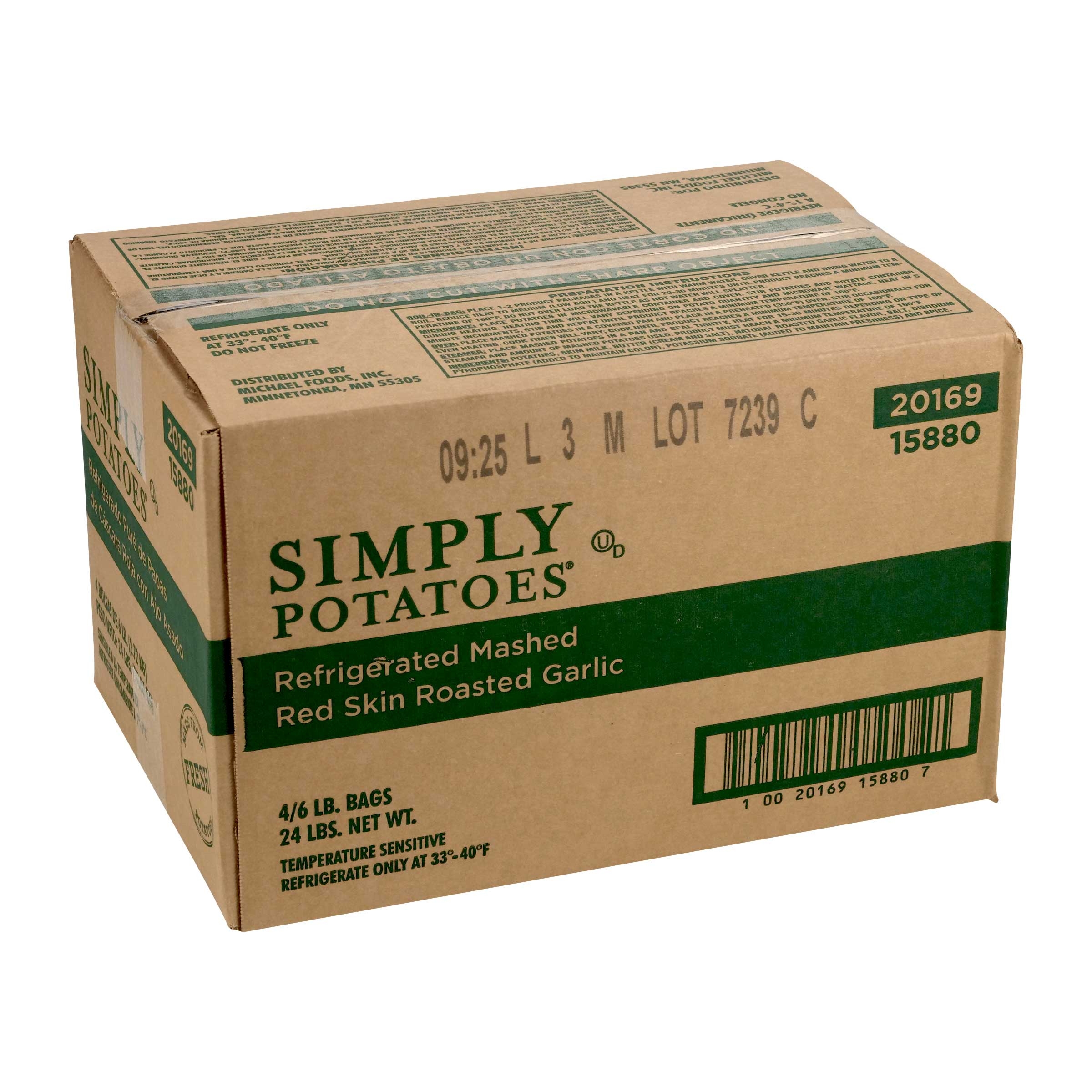 Michael Foods Northern Star Red Skin Garlic Mashed Potato, 6 Pound -- 4 per case.