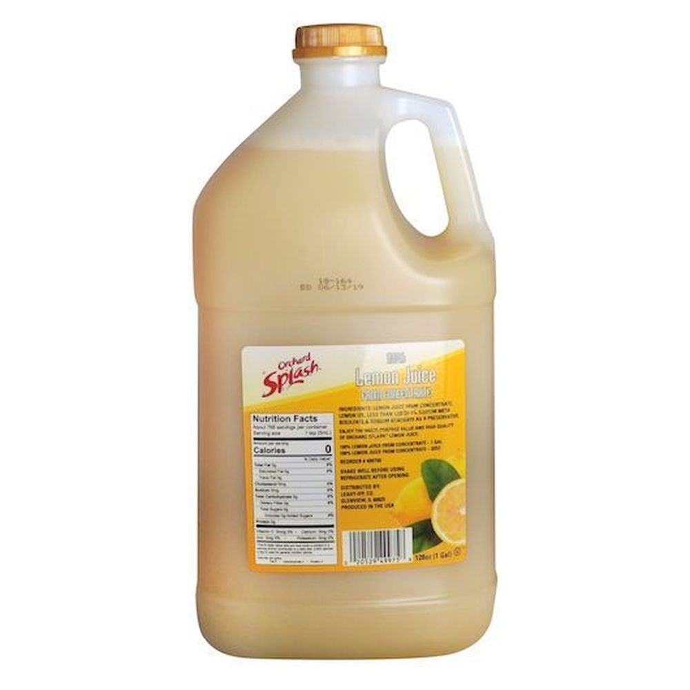 Orchard Splash Lemon Juice, 1 Gallon -- 4 per case