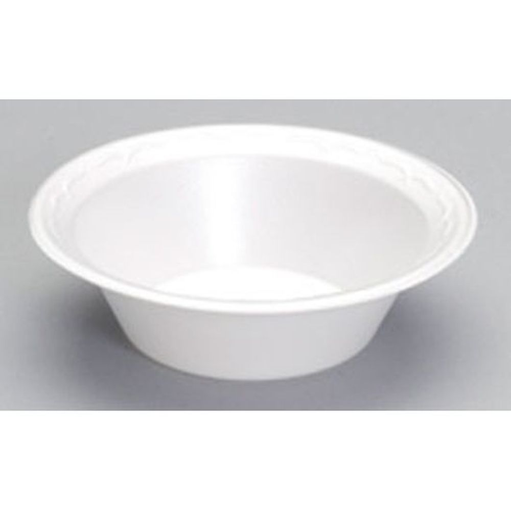 Genpak 5 Ounce White Foam Celebrity Bowl, 125 count - 8 per case