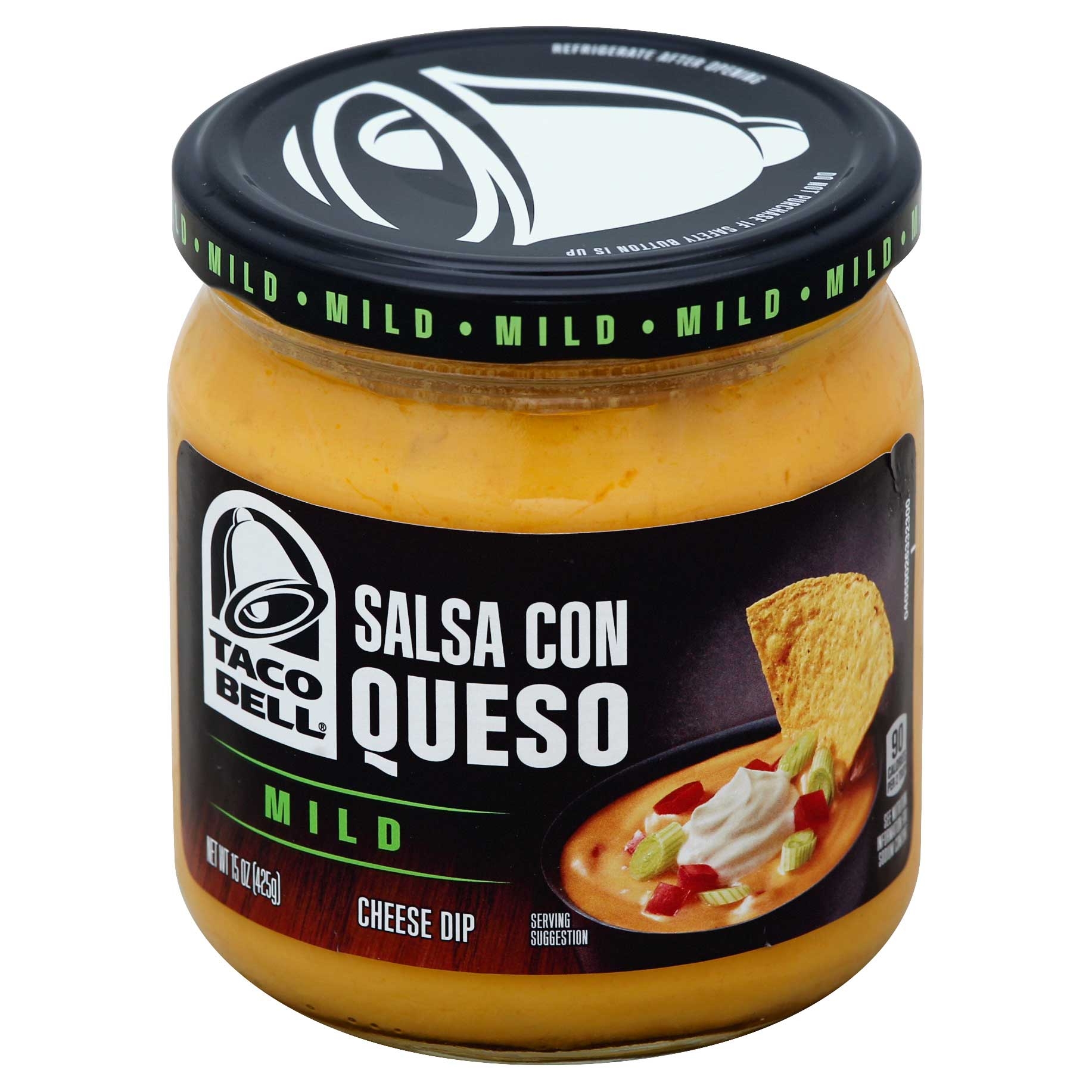 Kraft Taco Bell Mild Salsa Con Queso, 15 Ounce -- 12 per case.