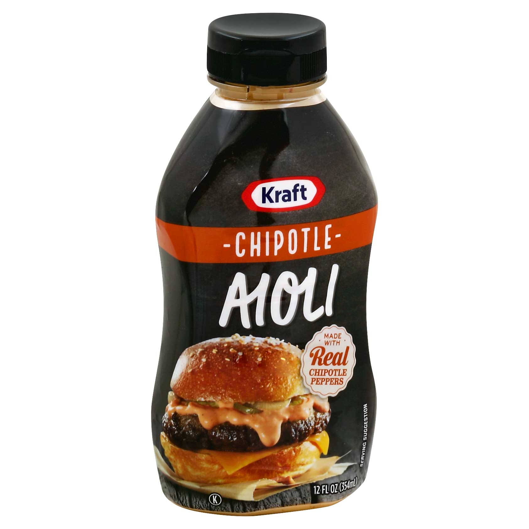 Kraft Chipotle Aioli Mayonnaise, 12 Fluid Ounce -- 8 per case.