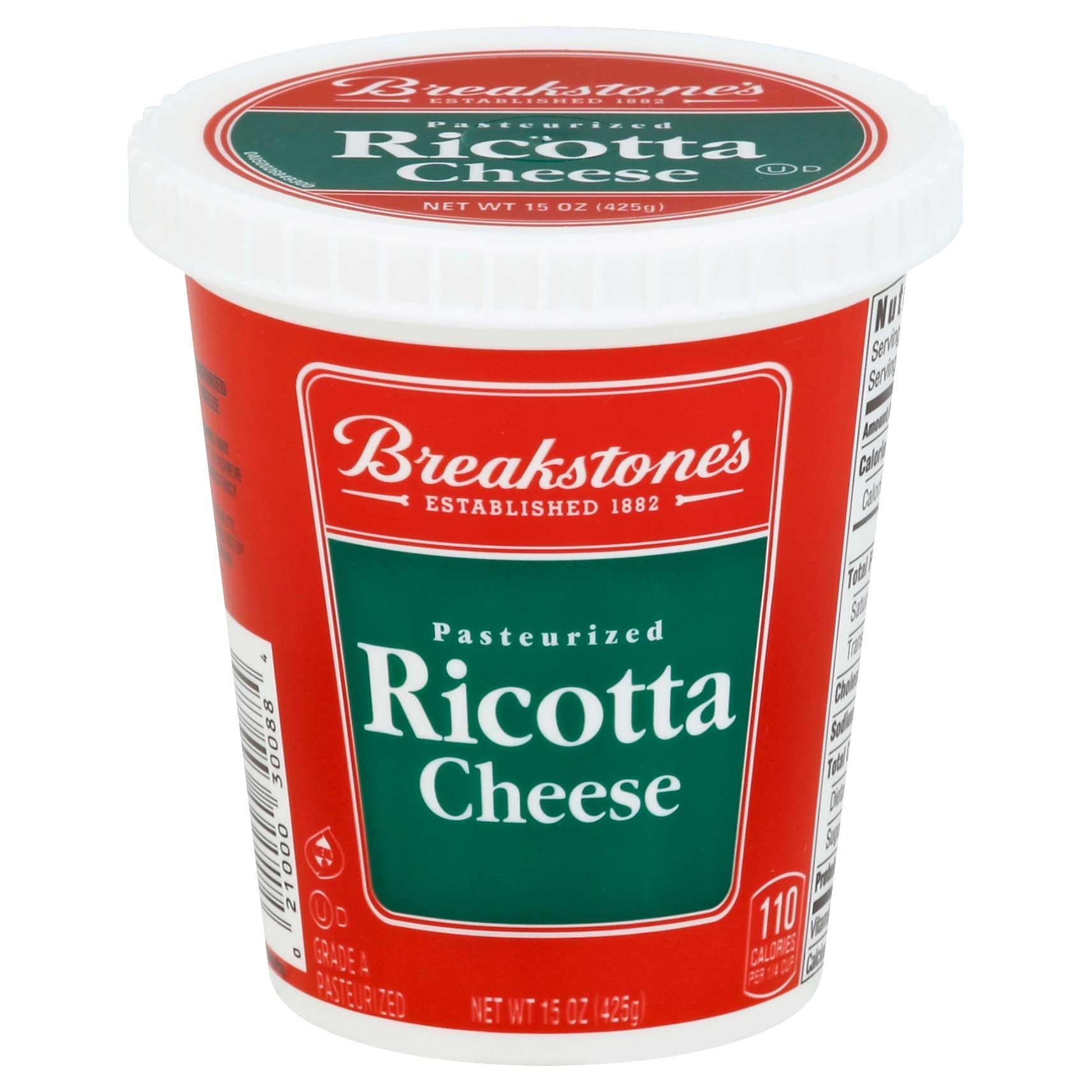 Breakstones Ricotta Cheese, 15 Ounce -- 6 per case
