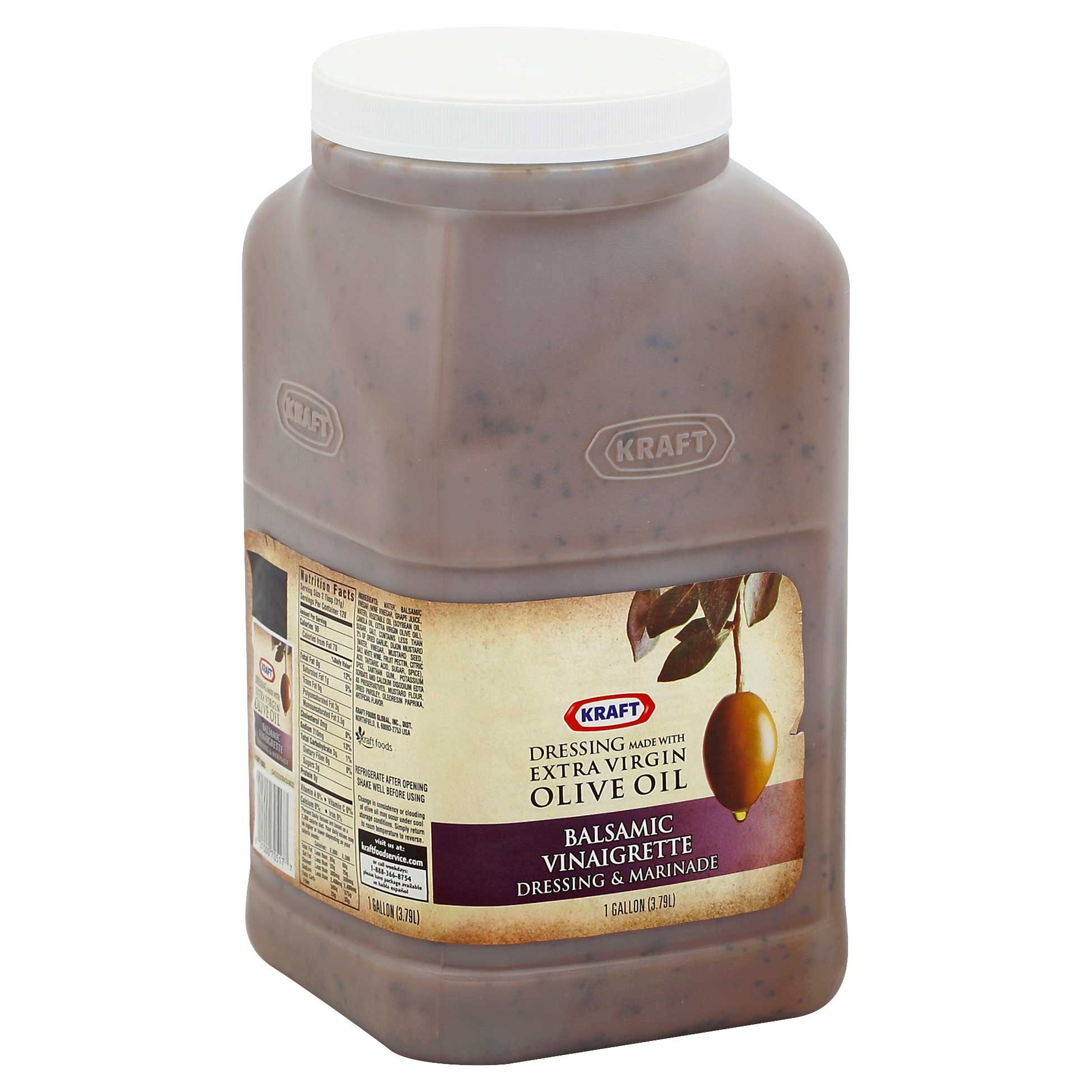 Kraft Dressing Signature Balsamic Vinaigrette, 1 Gallon -- 4 Case