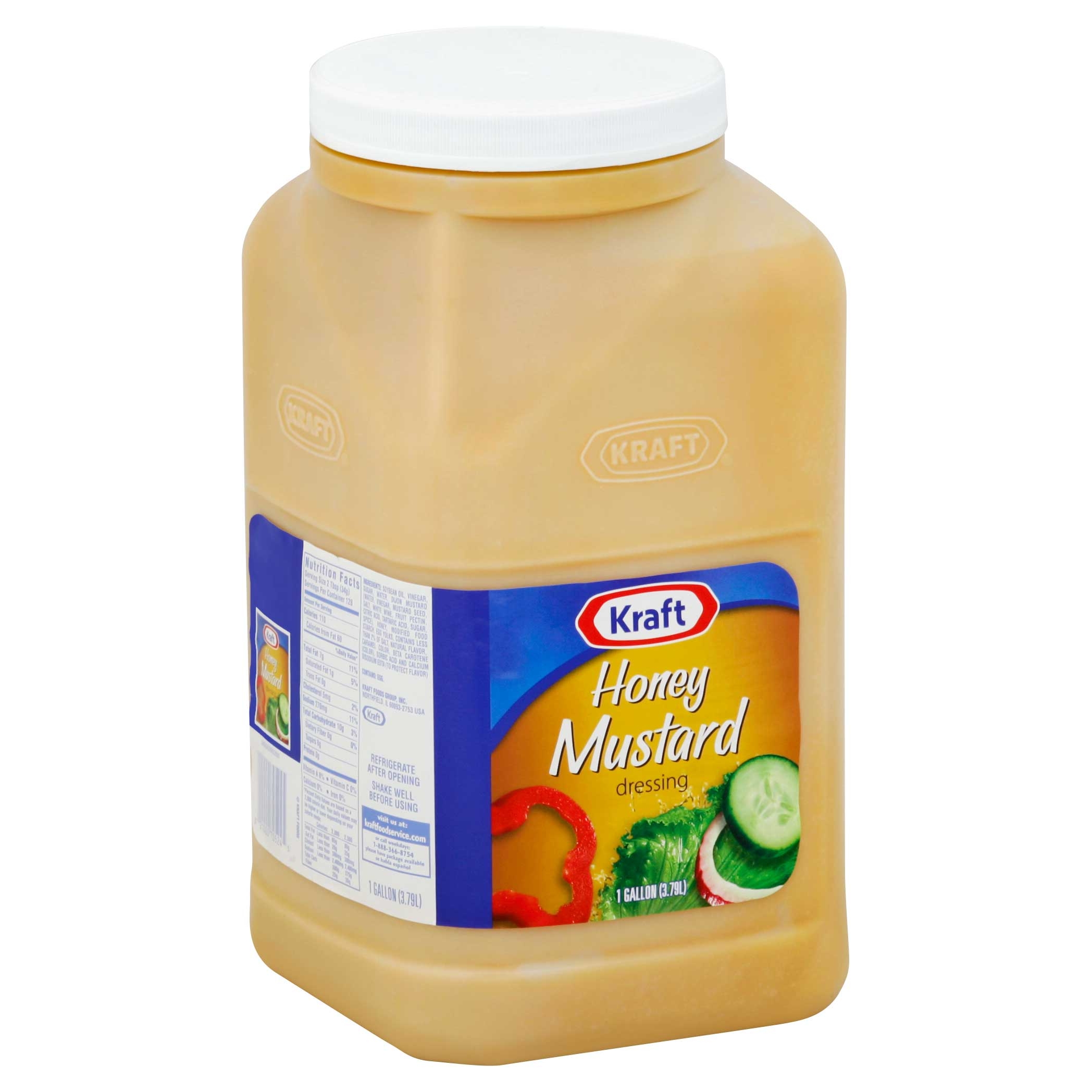 Kraft Honey Mustard Salad Dressing, 1 Gallon -- 4 per case