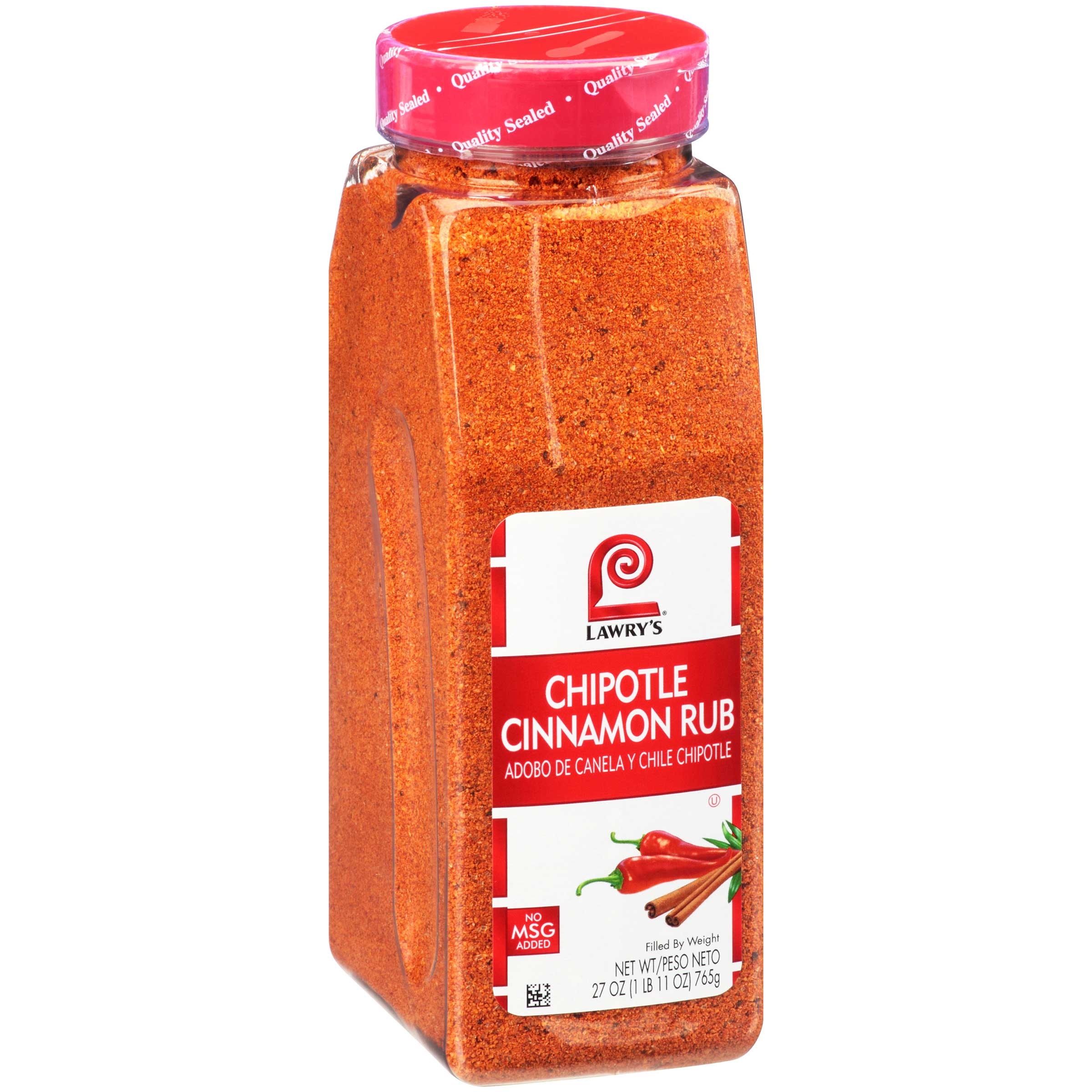 Lawry`s Chipotle Cinnamon Rub, 27 oz. -- 6 per case